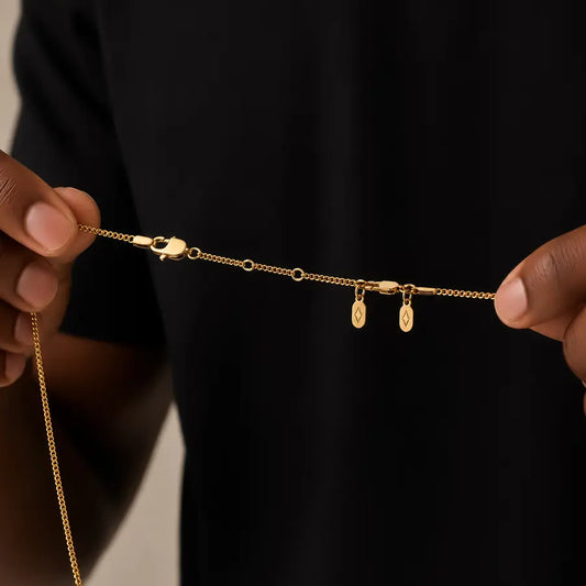 18K GOLD 7.5CM CHAIN EXTENDER